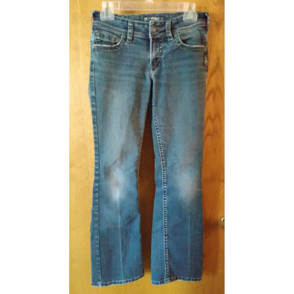 Silver Jeans Womens Blue Suki Surplus Measure 26x30 Denim Medium Wash tag: 27/32